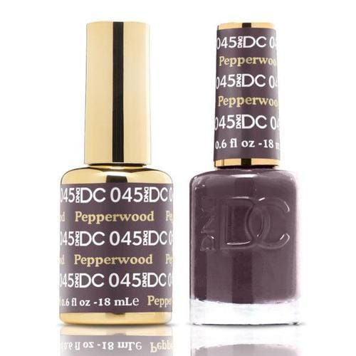 DND DC Duo Gel Matching Color - 045 PEPPERWOOD - Jessica Nail & Beauty Supply - Canada Nail Beauty Supply - DND DC DUO