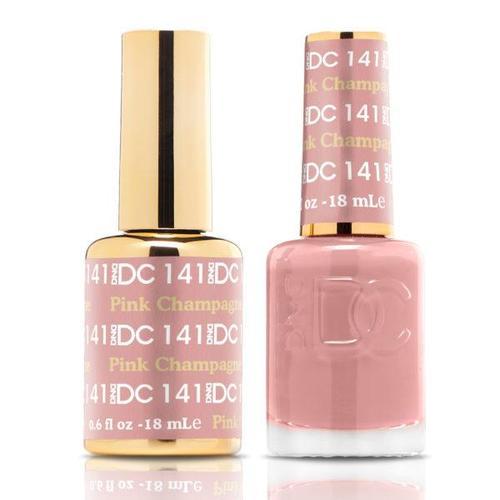 DND DC Duo Gel Matching Color - 141 PINK CHAMPAGNE - Jessica Nail & Beauty Supply - Canada Nail Beauty Supply - DND DC DUO