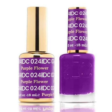 DND DC Duo Gel Matching Color - 024 PURPLE FLOWER - Jessica Nail & Beauty Supply - Canada Nail Beauty Supply - DND DC DUO