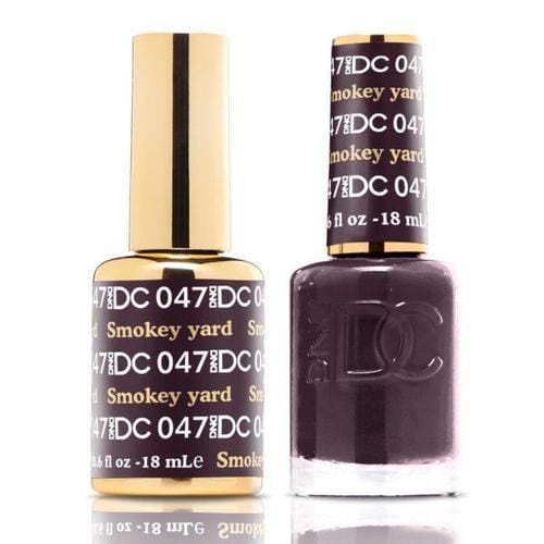DND DC Duo Gel Matching Color - 047 SMOKEY YARD - Jessica Nail & Beauty Supply - Canada Nail Beauty Supply - DND DC DUO