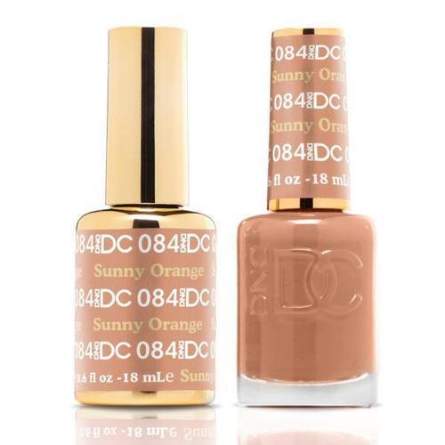 DND DC Duo Gel Matching Color - 084 SUNNY ORANGE - Jessica Nail & Beauty Supply - Canada Nail Beauty Supply - DND DC DUO