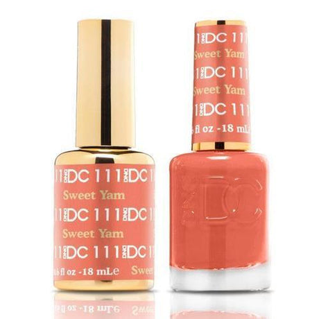 DND DC Duo Gel Matching Color - 111 SWEET YAM - Jessica Nail & Beauty Supply - Canada Nail Beauty Supply - DND DC DUO