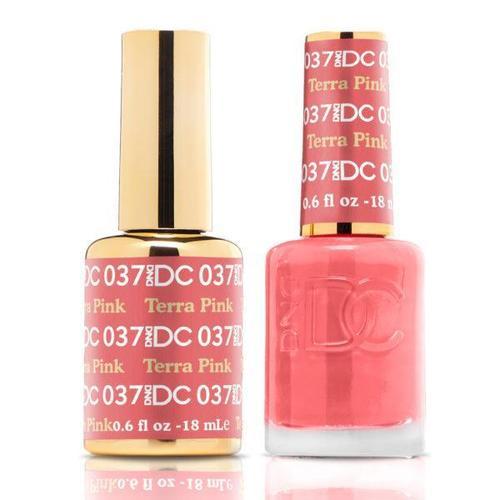 DND DC Duo Gel Matching Color - 037 TERRA PINK - Jessica Nail & Beauty Supply - Canada Nail Beauty Supply - DND DC DUO