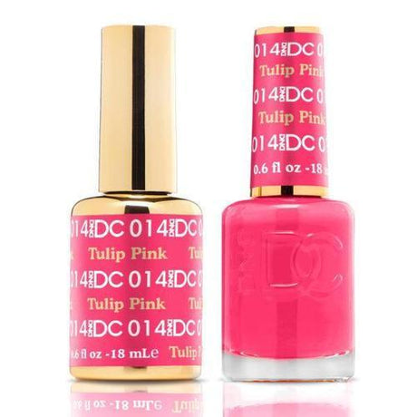 DND DC Duo Gel Matching Color - 014 TULIP PINK - Jessica Nail & Beauty Supply - Canada Nail Beauty Supply - DND DC DUO