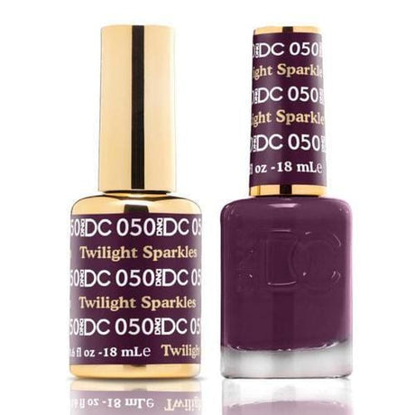 DND DC Duo Gel Matching Color - 050 TWIGHTLIGHT SPARKLES - Jessica Nail & Beauty Supply - Canada Nail Beauty Supply - DND DC DUO