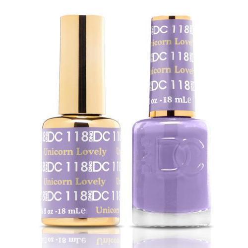 DND DC Duo Gel Matching Color - 118 UNICORN LOVELY - Jessica Nail & Beauty Supply - Canada Nail Beauty Supply - DND DC DUO