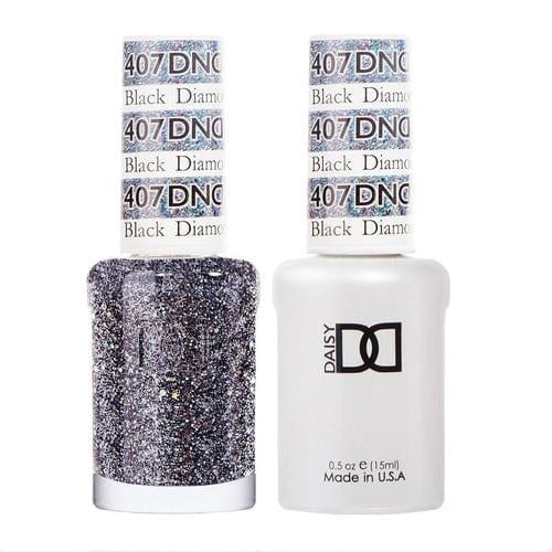 DND Duo Gel Matching Color - 407 Black Diamond - Jessica Nail & Beauty Supply - Canada Nail Beauty Supply - DND DUO