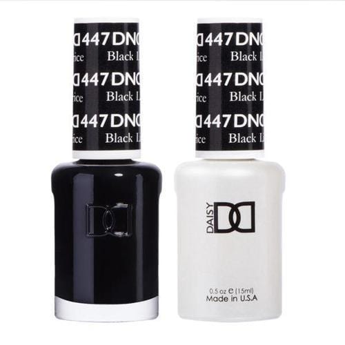 DND Duo Gel Matching Color - 447 Black Licorice - Jessica Nail & Beauty Supply - Canada Nail Beauty Supply - DND DUO