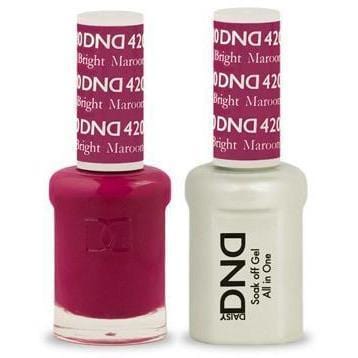 DND Duo Gel Matching Color - 420 Bright Maroon - Jessica Nail & Beauty Supply - Canada Nail Beauty Supply - DND DUO