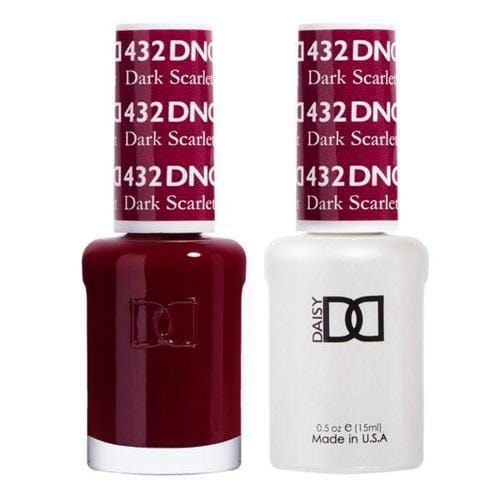 DND Duo Gel Matching Color - 432 Dark Scarlet - Jessica Nail & Beauty Supply - Canada Nail Beauty Supply - DND DUO
