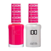 DND Duo Gel Matching Color - 413 Flamingo Pink - Jessica Nail & Beauty Supply - Canada Nail Beauty Supply - DND DUO