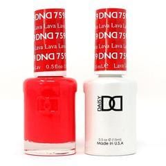 DND Duo Gel Matching Color - 759 Lava - Jessica Nail & Beauty Supply - Canada Nail Beauty Supply - DND DUO