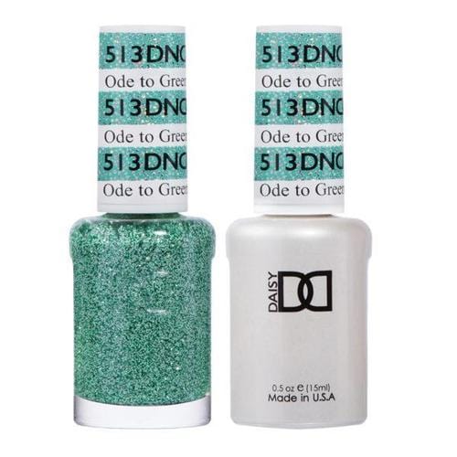 DND Duo Gel Matching Color - 513 Ode to Green - Jessica Nail & Beauty Supply - Canada Nail Beauty Supply - DND DUO