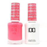 DND Duo Gel Matching Color - 718 Pink Grapefruit - Jessica Nail & Beauty Supply - Canada Nail Beauty Supply - DND DUO