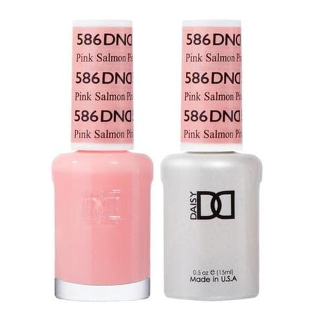 DND Duo Gel Matching Color - 586 Pink Salmon - Jessica Nail & Beauty Supply - Canada Nail Beauty Supply - DND DUO