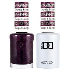 DND Duo Gel Matching Color - 674 Purple Scorpion - Jessica Nail & Beauty Supply - Canada Nail Beauty Supply - DND DUO