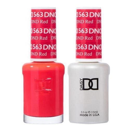 DND Duo Gel Matching Color - 563 DND Red - Jessica Nail & Beauty Supply - Canada Nail Beauty Supply - DND DUO