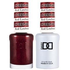 DND Duo Gel Matching Color - 678 Red Louboutin - Jessica Nail & Beauty Supply - Canada Nail Beauty Supply - DND DUO