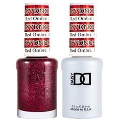 DND Duo Gel Matching Color - 677 Red Ombre - Jessica Nail & Beauty Supply - Canada Nail Beauty Supply - DND DUO