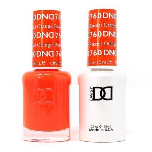 DND Duo Gel Matching Color - 760 Russet Orange - Jessica Nail & Beauty Supply - Canada Nail Beauty Supply - DND DUO
