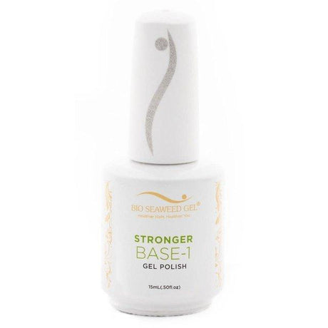 Bio Seaweed Gel Color - Stronger Base-1 Coat 15ml (White Bottle) - Jessica Nail & Beauty Supply - Canada Nail Beauty Supply - Base Coat