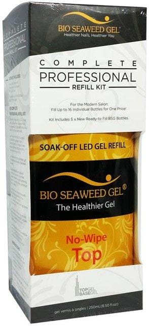 Bio Seaweed No-wipe Top Coat Gel Refill (250 mL/8.5 oz) - Jessica Nail & Beauty Supply - Canada Nail Beauty Supply - Top Coat