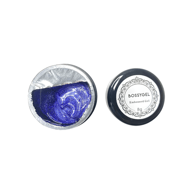 BOSSY - EMBOSSED Metallic Gel Paint - 10 - BLUE (8g) - Jessica Nail & Beauty Supply - Canada Nail Beauty Supply - GEL PAINT