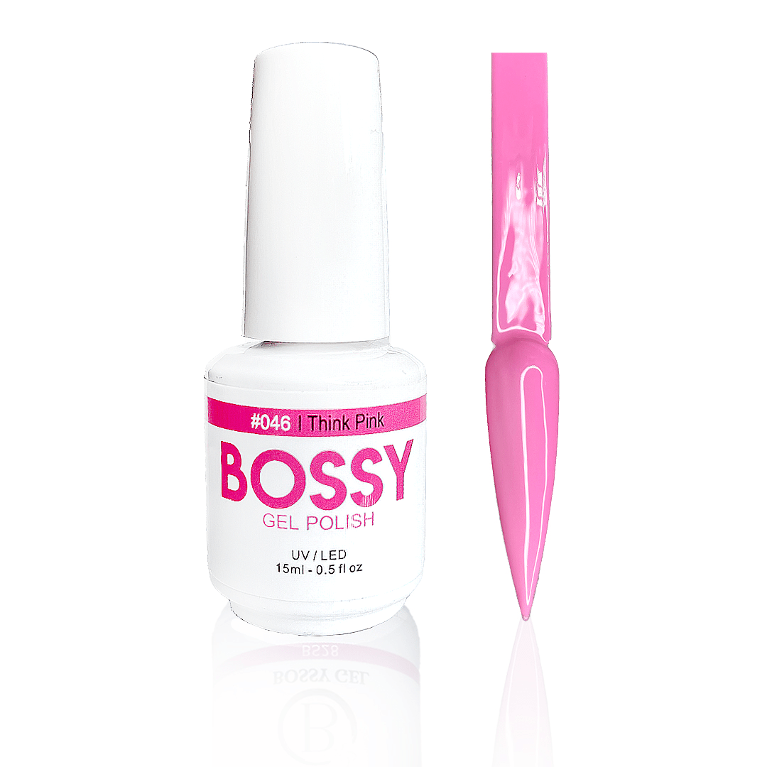 Bossy Gel Polish BS 046 I Think Pink – Jessica Nail & Beauty Supply