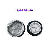 BOSSY - PAINT GEL #04 - SILVER - 8G - Jessica Nail & Beauty Supply - Canada Nail Beauty Supply - GEL PAINT