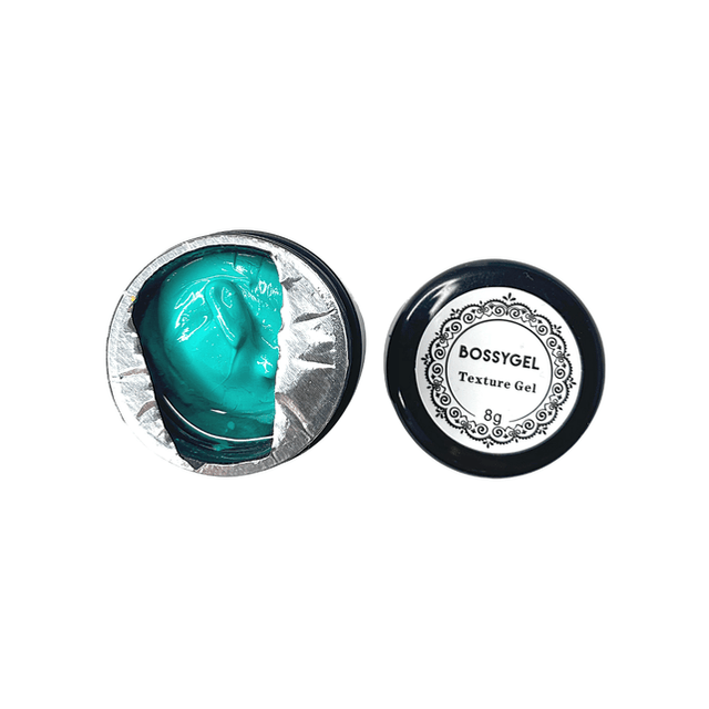 BOSSY - TEXTURE Gel Paint - 12 - TEAL (8g) - Jessica Nail & Beauty Supply - Canada Nail Beauty Supply - TEXTURE GEL PAINT