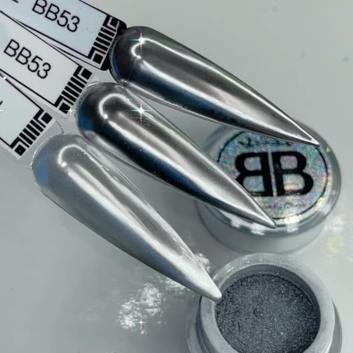 Beauty Boss Nail Chrome BB153 Silver Metallic