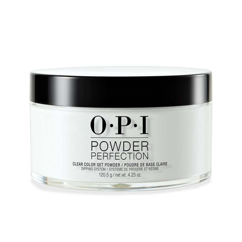 OPI Powder Perfection - DP001 Clear Color Set Powder 120.5 g (4.25oz) - Jessica Nail & Beauty Supply - Canada Nail Beauty Supply - OPI DIPPING POWDER PERFECTION