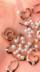 JNBS Nail Charm Metal Pearls Mixed Charms (2 different color styles)