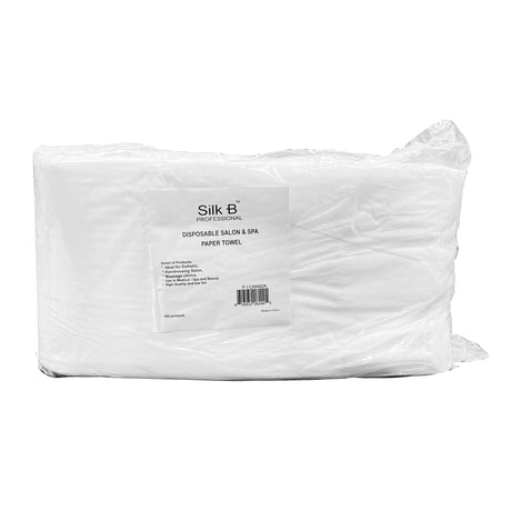 Silk B - Disposable Salon & Spa Paper Towel - 100pc/pack - Jessica Nail & Beauty Supply - Canada Nail Beauty Supply - Towel