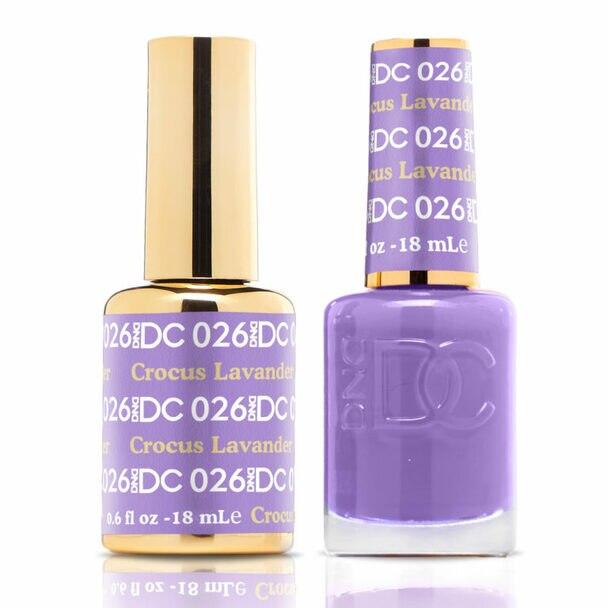 DND DC Duo Gel Matching Color - 026 CROCUS LAVENDER - Jessica Nail & Beauty Supply - Canada Nail Beauty Supply - DND DC DUO