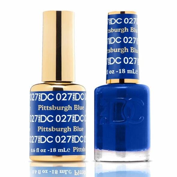 DND DC Duo Gel Matching Color - 027 Pittsburgh Blue - Jessica Nail & Beauty Supply - Canada Nail Beauty Supply - DND DC DUO