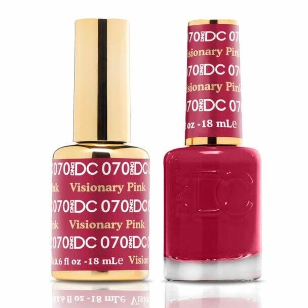 DND DC Duo Gel Matching Color - 070 VISIONARY PINK - Jessica Nail & Beauty Supply - Canada Nail Beauty Supply - DND DC DUO