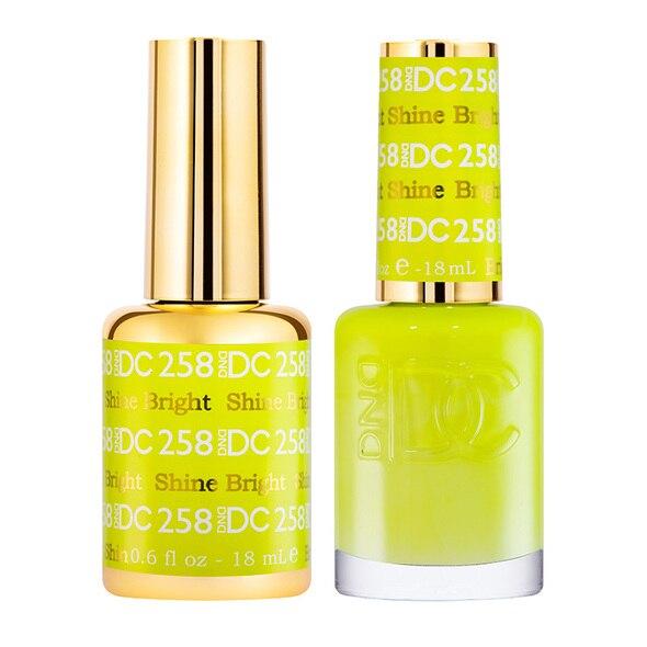 DND DC Duo Gel Matching Color - 258 SHINE BRIGHT - Jessica Nail & Beauty Supply - Canada Nail Beauty Supply - DND DC DUO