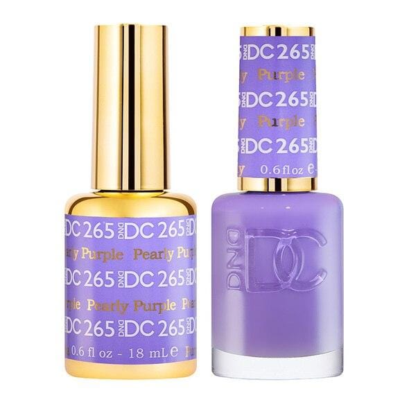 DND DC Duo Gel Matching Color - 265 PEARLY PURPLE - Jessica Nail & Beauty Supply - Canada Nail Beauty Supply - DND DC DUO