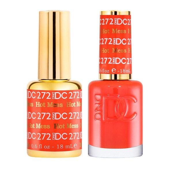 DND DC Duo Gel Matching Color - 272 HOT MESS - Jessica Nail & Beauty Supply - Canada Nail Beauty Supply - DND DC DUO