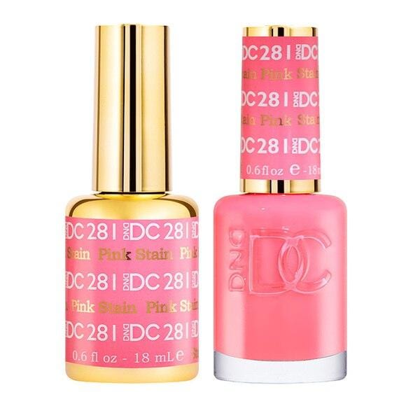 DND DC Duo Gel Matching Color - 281 PINK STAIN - Jessica Nail & Beauty Supply - Canada Nail Beauty Supply - DND DC DUO