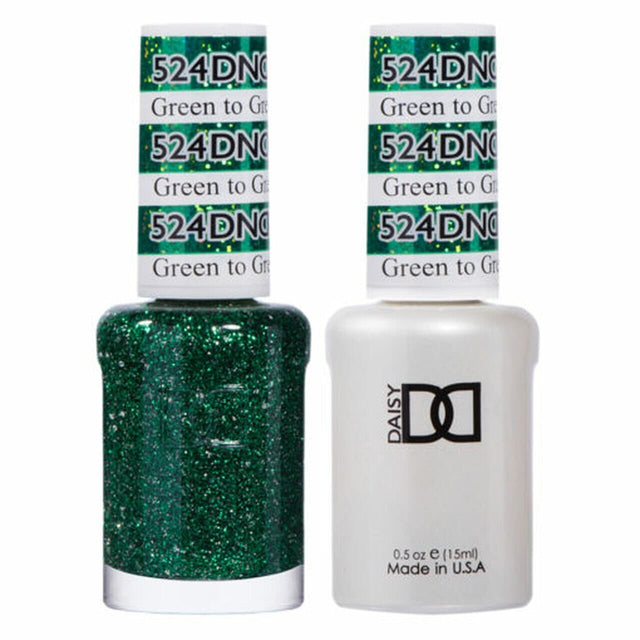 DND Duo Gel Matching Color - 524 Green to Green - Jessica Nail & Beauty Supply - Canada Nail Beauty Supply - DND DUO