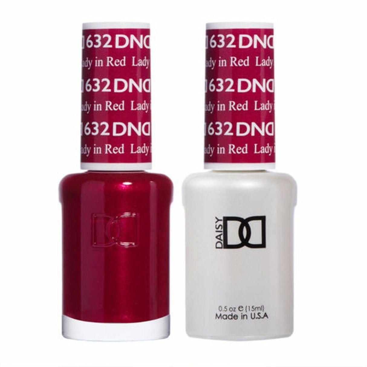 DND Duo Gel Matching Color - 632 Lady in Red - Jessica Nail & Beauty Supply - Canada Nail Beauty Supply - DND DUO