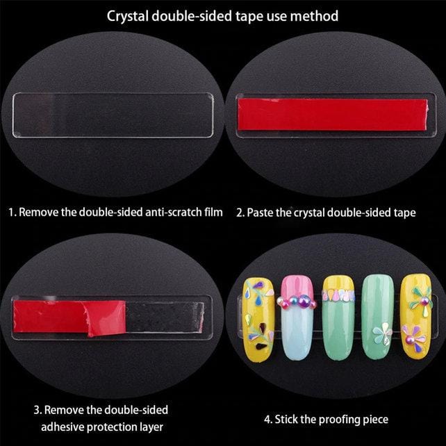 Double Sided Nail Art Adhesive Tape Display Roll - Jessica Nail & Beauty Supply - Canada Nail Beauty Supply - Colour display