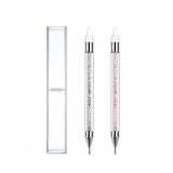 JNBS Nail Art Brush Dual-ended Rhinestone Picker (Assorted Color)