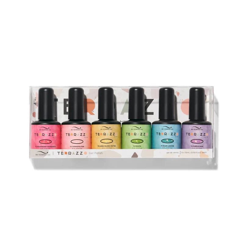 Bio Seaweed Gel Here's To You! Terrazzo Gel Polish Jelly Collection