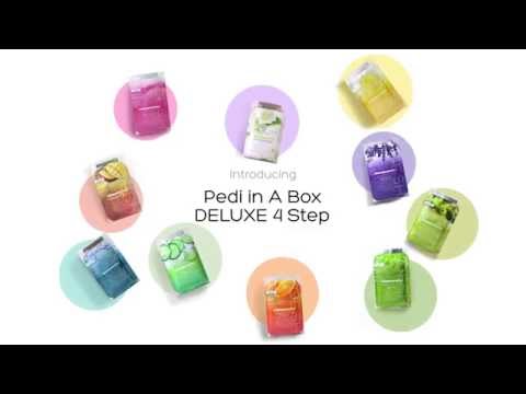 VOESH Pedi In A Box Deluxe 4 Step Eucalyptus Energy Boost