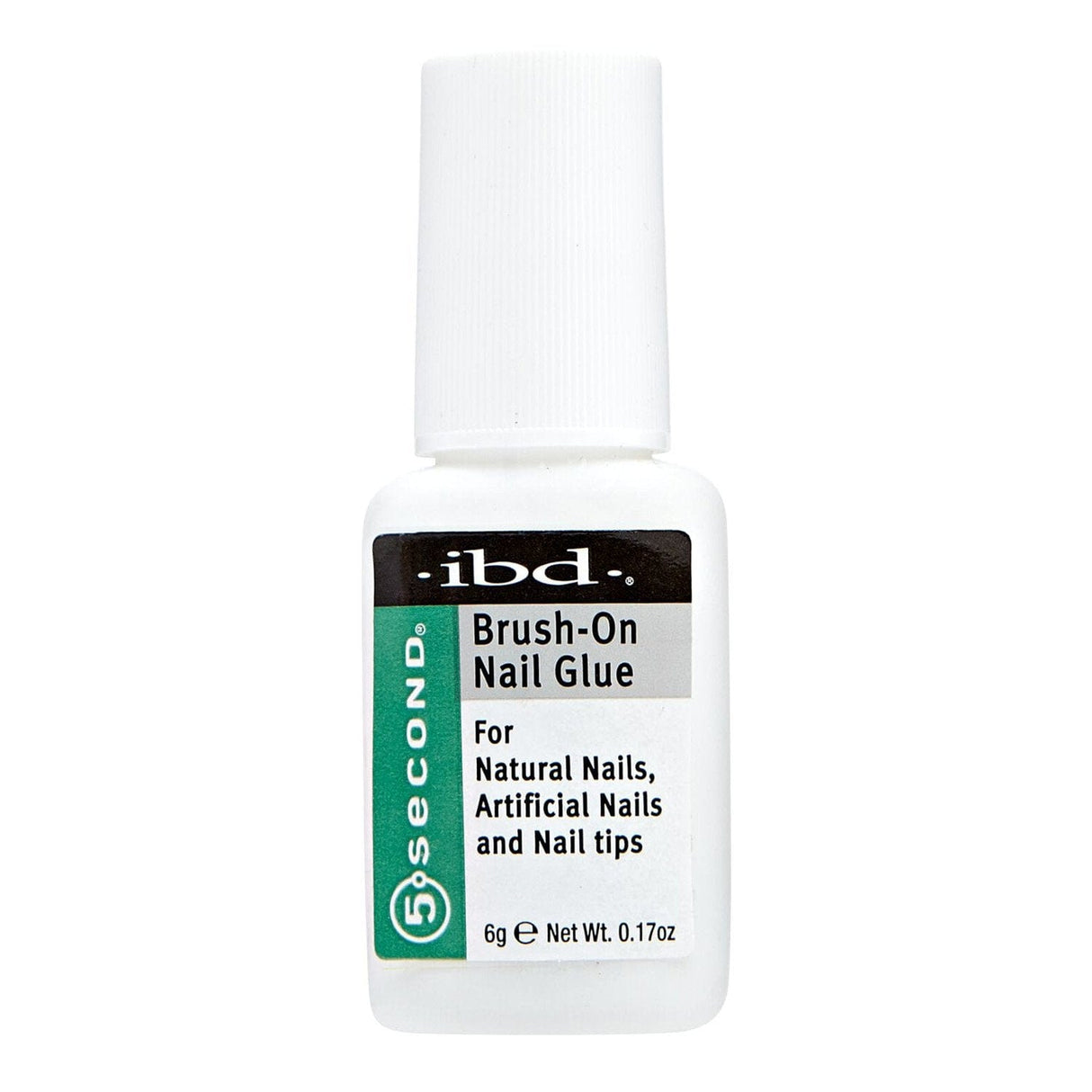 IBD Nail Adhesive 5 Second Brush on Nail Glue 0.2 oz