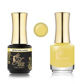 IGEL MATCH - B15 LIVELY LEMON - Jessica Nail & Beauty Supply - Canada Nail Beauty Supply - IGEL MATCHING COLORS
