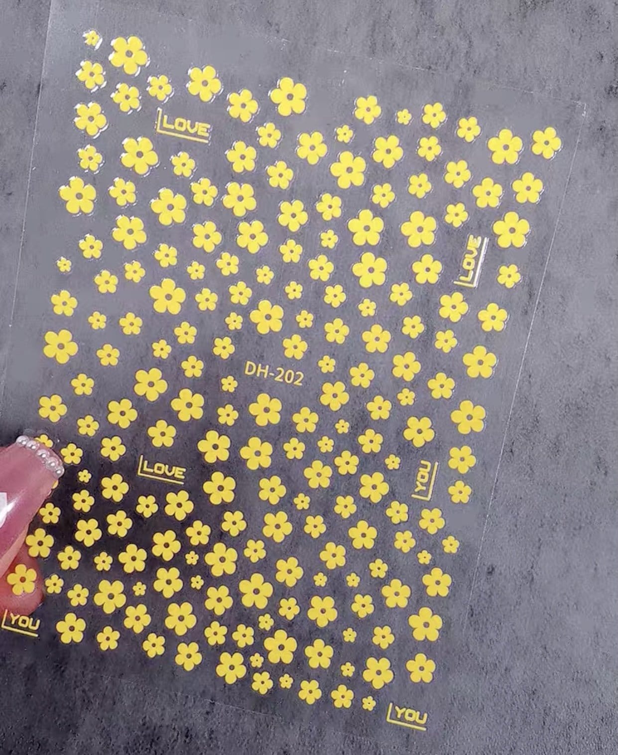 JNBS Nail Sticker Flowers DH 202